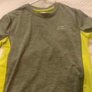 Eddie Bauer green boys shirt medium